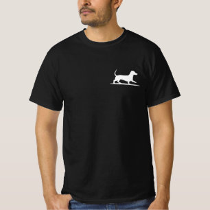 Dachshund Silhouette – Vintage Walking Dog T-Shirt