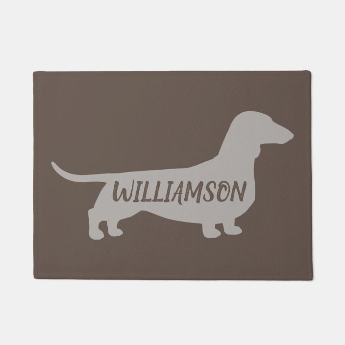 wiener dog doormat
