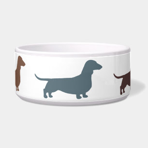Dachshund Silhouettes Bowl