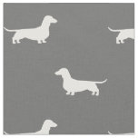 Dachshund Silhouettes Pattern | Wiener Dog Lover's Fabric
