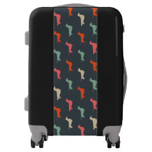 Dachshund Silhouettes Wiener Dog Lover's Luggage