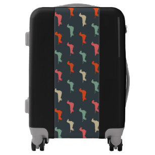 dog themed luggage