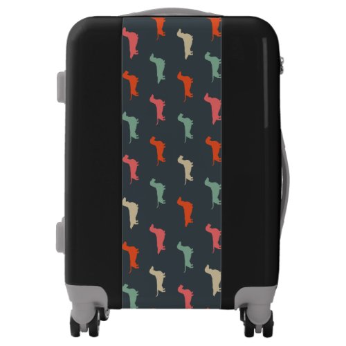 Dachshund Silhouettes Wiener Dog Lovers Luggage