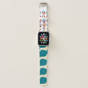 dachshund silo cream apple watch band