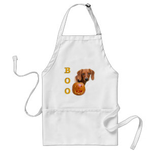 Dachshund (smooth) Boo Adult Apron