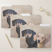 Dachshund (Smooth) Painting - Original Dog Art