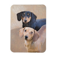Dachshund (Smooth) Painting - Original Dog Art