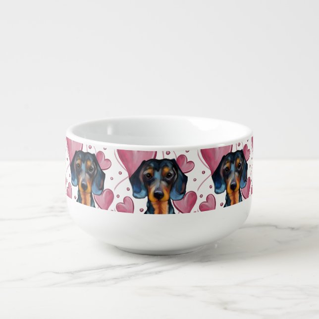  Dachshund   Soup Mug (Front)
