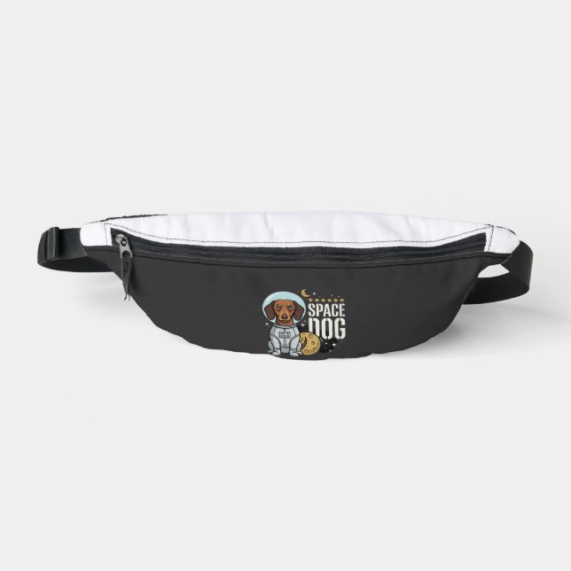 Dachshund Space Dog Astronaut Vector Fanny Pack (Front)