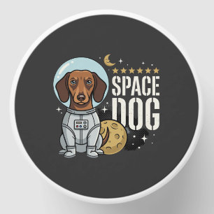 Dachshund Space Dog Astronaut Vector Mini Candle Favors