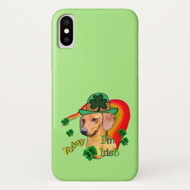 Dachshund St Patricks Case-Mate iPhone Case (Back)