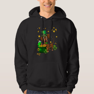 Dachshund St Patrick's Day Irish C Dog Hoodie