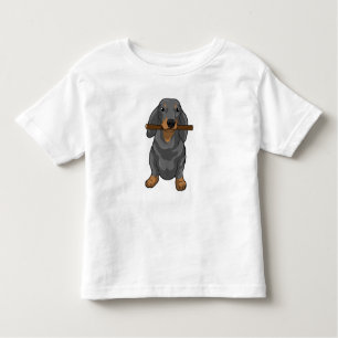 Dachshund Stick Toddler T-shirt