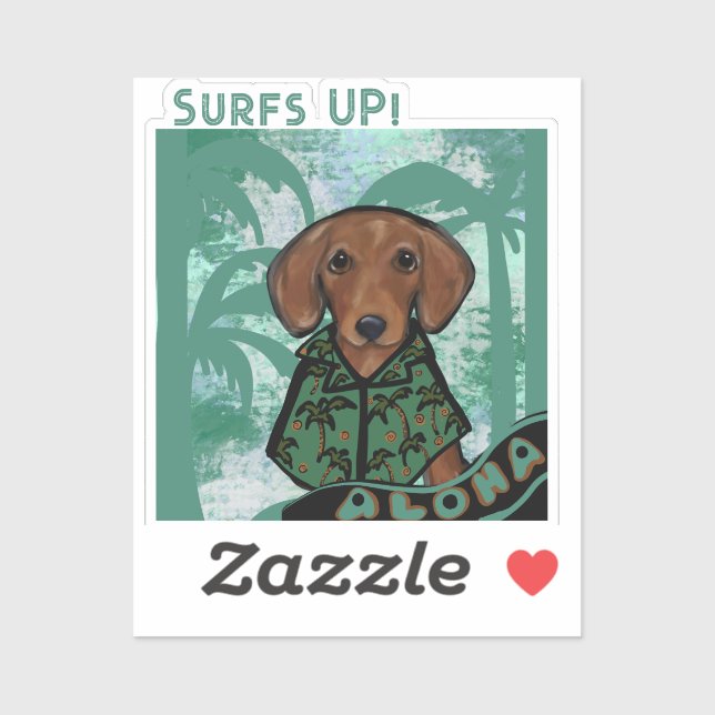 Dachshund     sticker (Sheet)