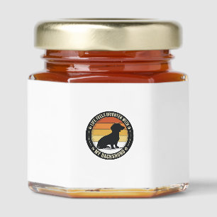 Dachshund Sunset Shirt Vintage Dog Lover Design_1 Honey Jar Favors