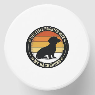 Dachshund Sunset Shirt Vintage Dog Lover Design_1 Mini Candle Favors