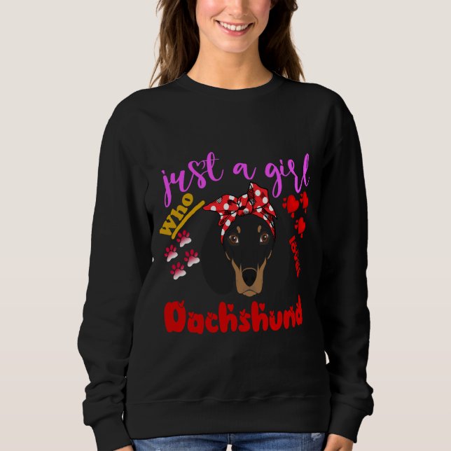 Dachshund     sweatshirt (Front)