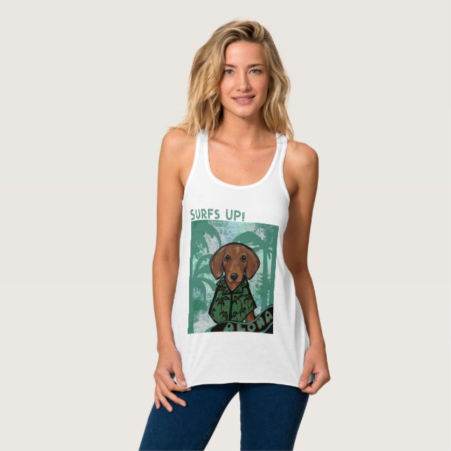 Dachshund  tank top (Front Full)