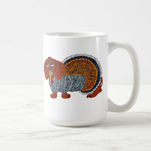 Dachshund Thanksgiving Turkey Coffee Mug