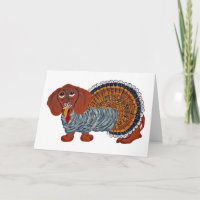 Dachshund Thanksgiving Turkey