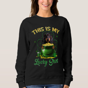 Dachshund This Is My Lucky Patrick Day Sweatshirt