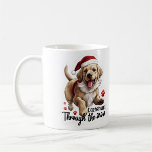 dachshund Through the Snow Coffee Mug