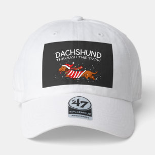 Dachshund Through The Snow Funny Dog Christmas Cla 47 Brand Hat
