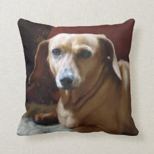 Dachshund Throw Pillow