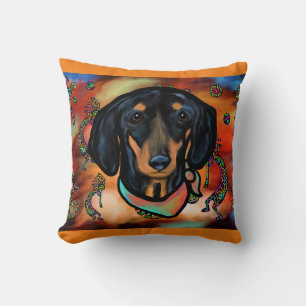 DACHSHUND THROW PILLOW