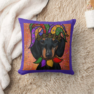 DACHSHUND THROW PILLOW