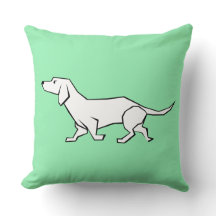 Dachshund Throw Pillow