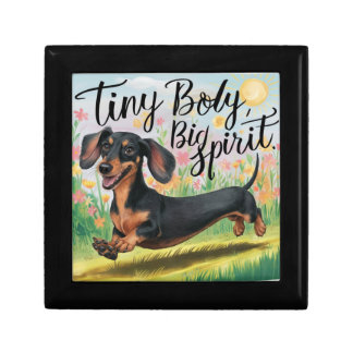 Dachshund Tiny Body, Big Spirit Gift Box