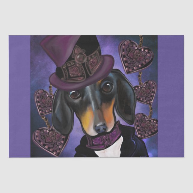 DACHSHUND  TISSUE PAPER (Front)