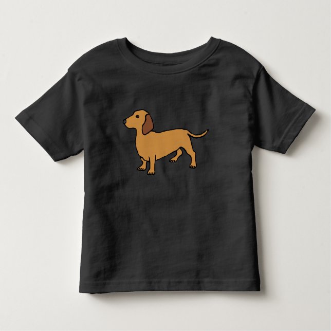 Dachshund Toddler T-shirt (Front)