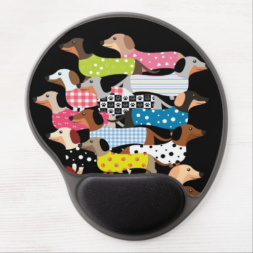 Dachshund Together Mouse Pad