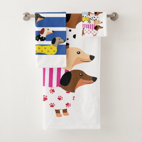 Dachshund Together Towel