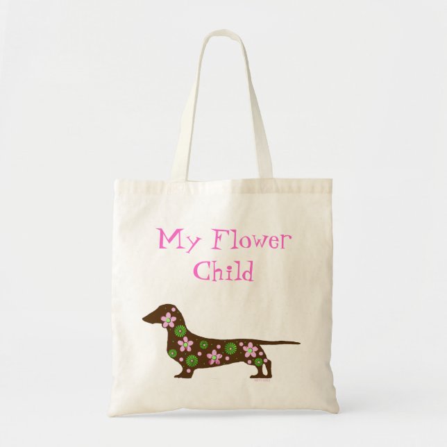 Dachshund Tote Bag (Front)