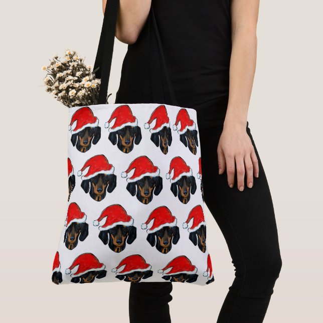 DACHSHUND TOTE BAG (Close Up)