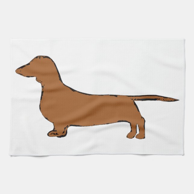 dachshund towel (Horizontal)