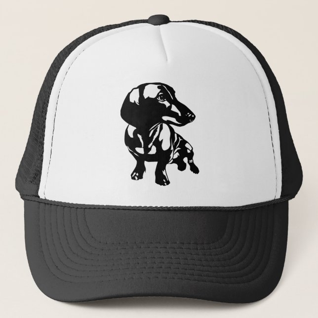 Dachshund Trucker Hat (Front)