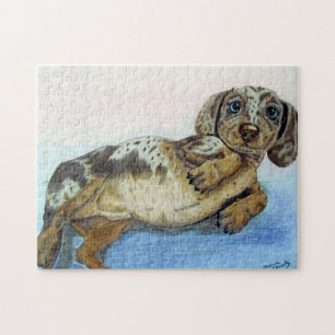 Dachshund Tummy Jigsaw Puzzle