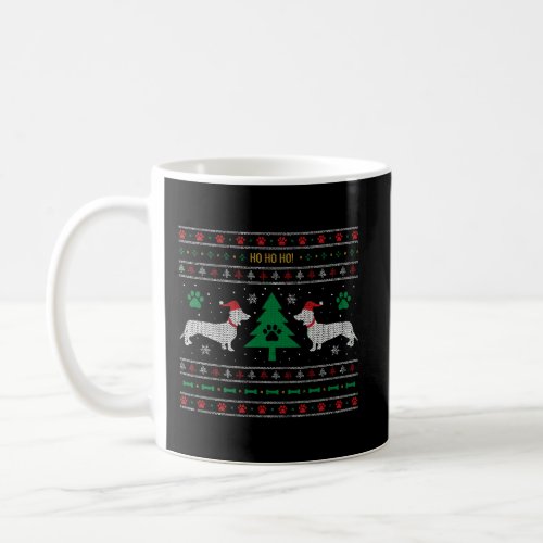 Dachshund Ugly Christmas Sweater Coffee Mug