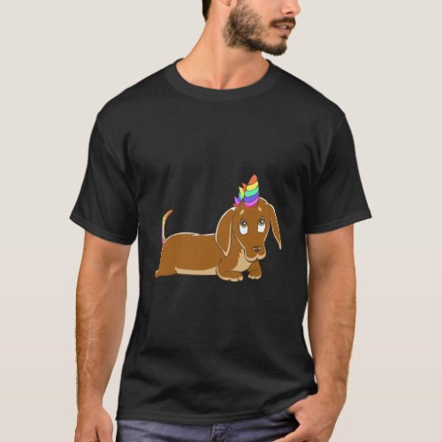 Dachshund Unicorn Hoodie Funny Weinercorn Doxie Do T_Shirt