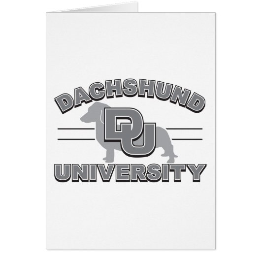 Dachshund University Cards (Front)