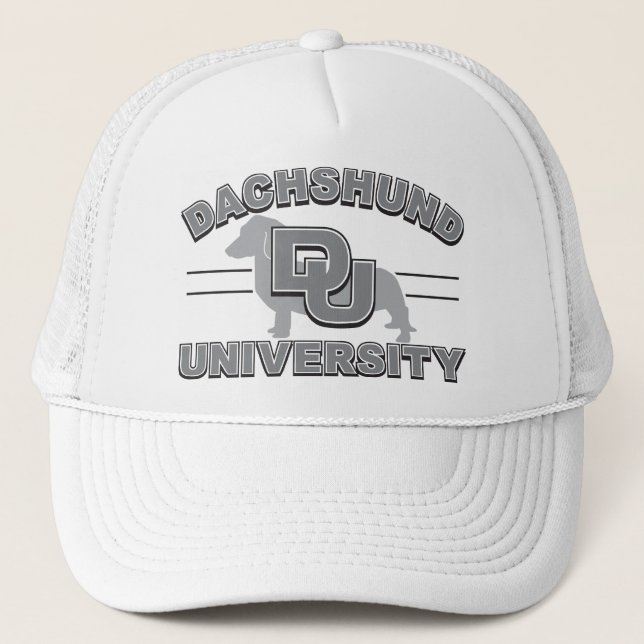 Dachshund University Trucker Hat (Front)