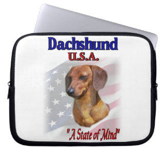 Dachshund USA Laptop Sleeve