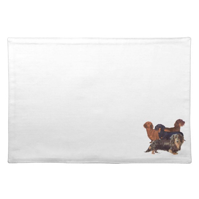 Dachshund Varieties Placemat (Front)
