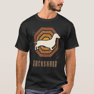 Dachshund Vintage Retro Classic Dog Love T-Shirt