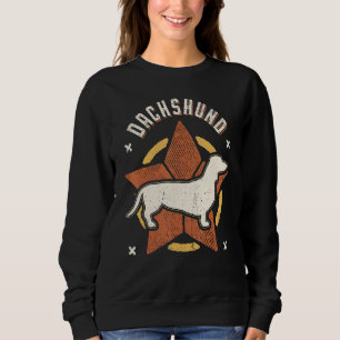 Dachshund Vintage Retro Classic Dog Sweatshirt