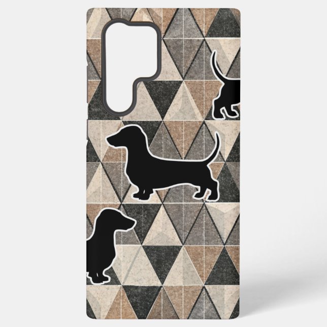 Dachshund Walking Samsung Galaxy Case (Back)